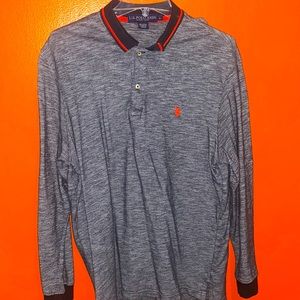 Large Long sleeve polo shirt